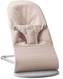 BabyBjörn - Leżaczek BLISS Woven, LightPink Melange (rama