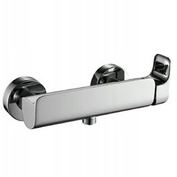 Bateria prysznicowa dwuuchwytowa ścienna Sensea Remix srebrny InterSKLEP