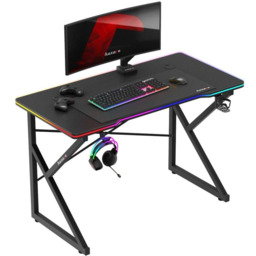 Biurko Hero 1.7 RGB Czarny