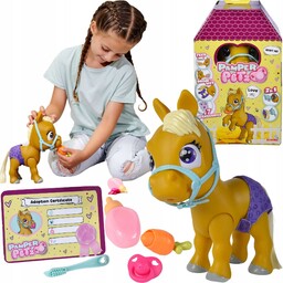 Pamper Petz Konik Interaktywny Pije Robi Siku Pieluszka