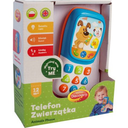 DUMEL Zabawka interaktywna Językowa dla najmłodszych Telefon Zwierzątka