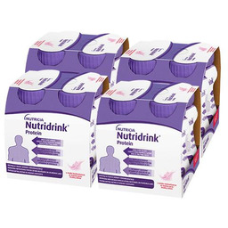 Zestaw 4x Nutridrink Protein truskawka, 4x125 ml
