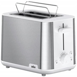 Nowoczesny toster opiekacz Braun Ht 1510 srebrny/szary 900