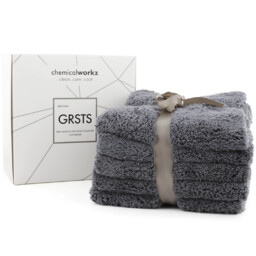ChemicalWorkz 5pack Grey Edgeless Soft Touch Towel -