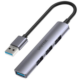 Unitek Hub USB-A 1*USB-A 5 Gbps, 3*USB-A 2.0