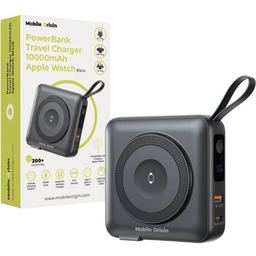 Mobile Origin Powerbank indukcyjny, podróżny z adapterami UK