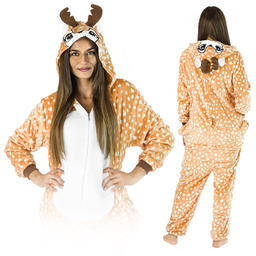 Jelonek Kigurumi Onesie Piżama Kostium Przebranie M