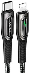 USAMS Kabel pleciony USB-C na Lightning Smart Power-off