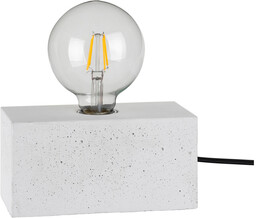 Mocna podwójna lampa stołowa 1xE27 maks. 25W biały