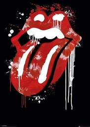 Piramida International "Graffiti Lips Rolling Stones " plakat