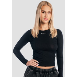 GymBeam Damska koszulka z długim rękawem Aura Black
