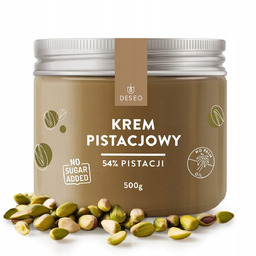 Krem pistacjowy BEZ CUKRU 500g DESEO Krem