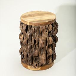Stolik drewniany Root 35x35x46 cm, 35x35x46 cm