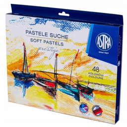 Pastele suche Astra Prestige 48 kolorów kwadratowe 323120004