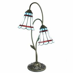 Lampa Stołowa Tiffany Kwiaty D Clayre & Eef