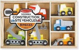Drewniane autka Maszyny budowlane 13180- Melissa & Doug,
