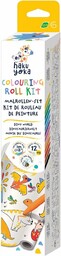 Haku Yoka 6303067 zestaw farb świecowych, rolka malarska,
