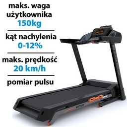 KETTLER Bieżnia elektryczna Alpha Run 600 2200W 20km/h