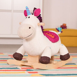Pluszowy koń na biegunach jednorożec Rodeo Rocker Dilly