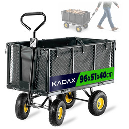 Wózek ogrodowy transportowy Bodo 450kg czarny