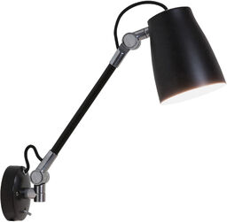 Kinkiet czarny na wysięgniku loft vintage ATELIER GRANDE