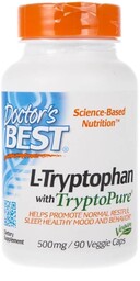 Suplement diety L-Tryptofan DOCTOR''S BEST TryptoPure, 500 mg,