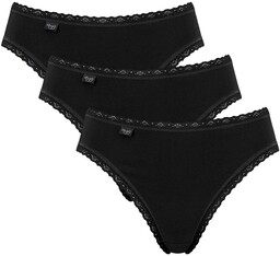 Figi Cotton Lace Tai brązowe 3-pak
