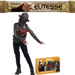 Rubie's kostium strój przebranie Czarnego Rycerza Fortnite 141-152cm