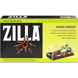 Zilla Micro Habitat Terraria z zatrzaskiem blokującym, naziemne,