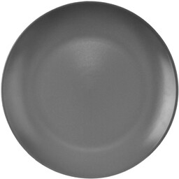 Talerz deserowy ceramiczny szary ALFA 21,5 cm