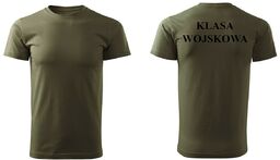 Koszulka T-Shirt MaxPro-Tech "Klasa wojskowa" - Olive