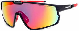 Arctica Rowerowe okulary przeciwsłoneczne sportowe z czerwoną lustrzanką