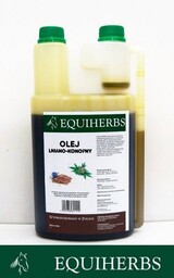 EQUIHERBS Olej lniano konopny 1L -