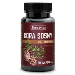 SKOCZYLAS Kora Sosny z argininą, 60 kaps.