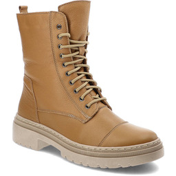 Wasak Brązowe Botki Damskie Wygodne Obuwie