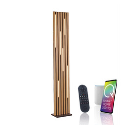 Lampa podłogowa z lamelem na pilota + smart