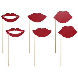 Foto rekwizyty Usta - 6 szt.