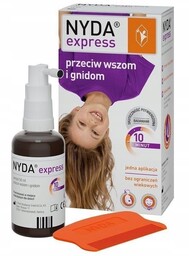 Wyrób medyczny, NYDA EXPRESS aerozol 50 ml przeciw