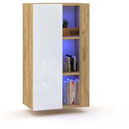 Witryna Wisząca Szafka Komoda Craft Biała Połysk