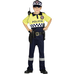 FIESTAS GUIRCA Kostium policjanta dla dzieci (7-9 lat)