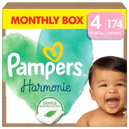 Pampers Harmonie pieluszki, rozmiar 4, 9-14 kg, 174