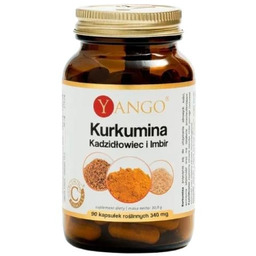 Yango Kurkumina Kadzidłowiec i Imbir, 90 kaps.