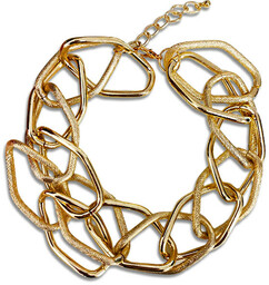 Naszyjnik choker z dużych ogniw łańcuch