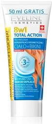 EVELINE TOTAL ACTION Krem do depilacji 8w1, 200ml