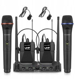Mikrofony bezprzewodowe SDR1003 doręczne nagłowne
