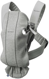 BabyBjorn, Mini, Nosidełko, Jersey, Jasny Szary, 3D