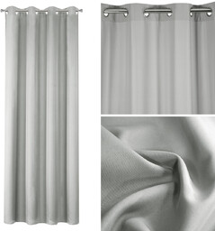 Zasłona 140 x 250 Dekoracyjna Adore Stal