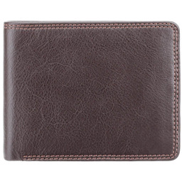 Klasyczny portfel męski Visconti Heritage HT-7 - brązowy