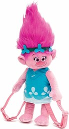 Joy Toy 67696 Pluszowy plecak Trolls Poppy Head