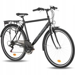 Rower Męski 28 Miejski Trekkingowy 21 Bieg Shimano